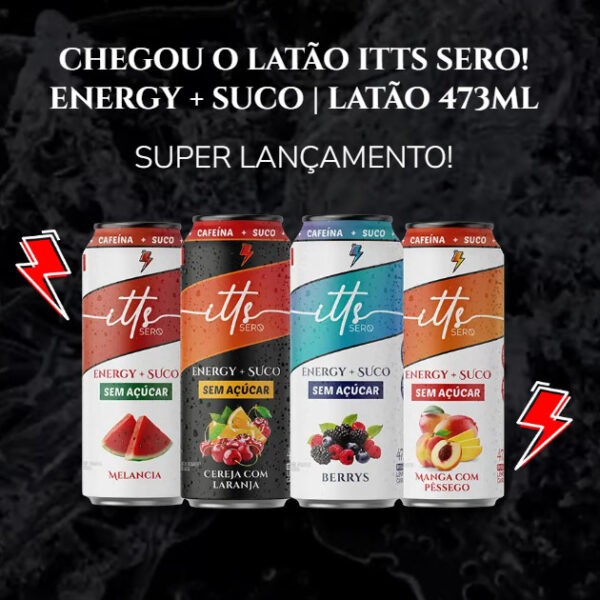 Itts Sero Energy Suco - Caixa com 12 Unidades de 473ml - Image 2